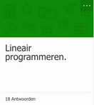 toets lineair programmeren